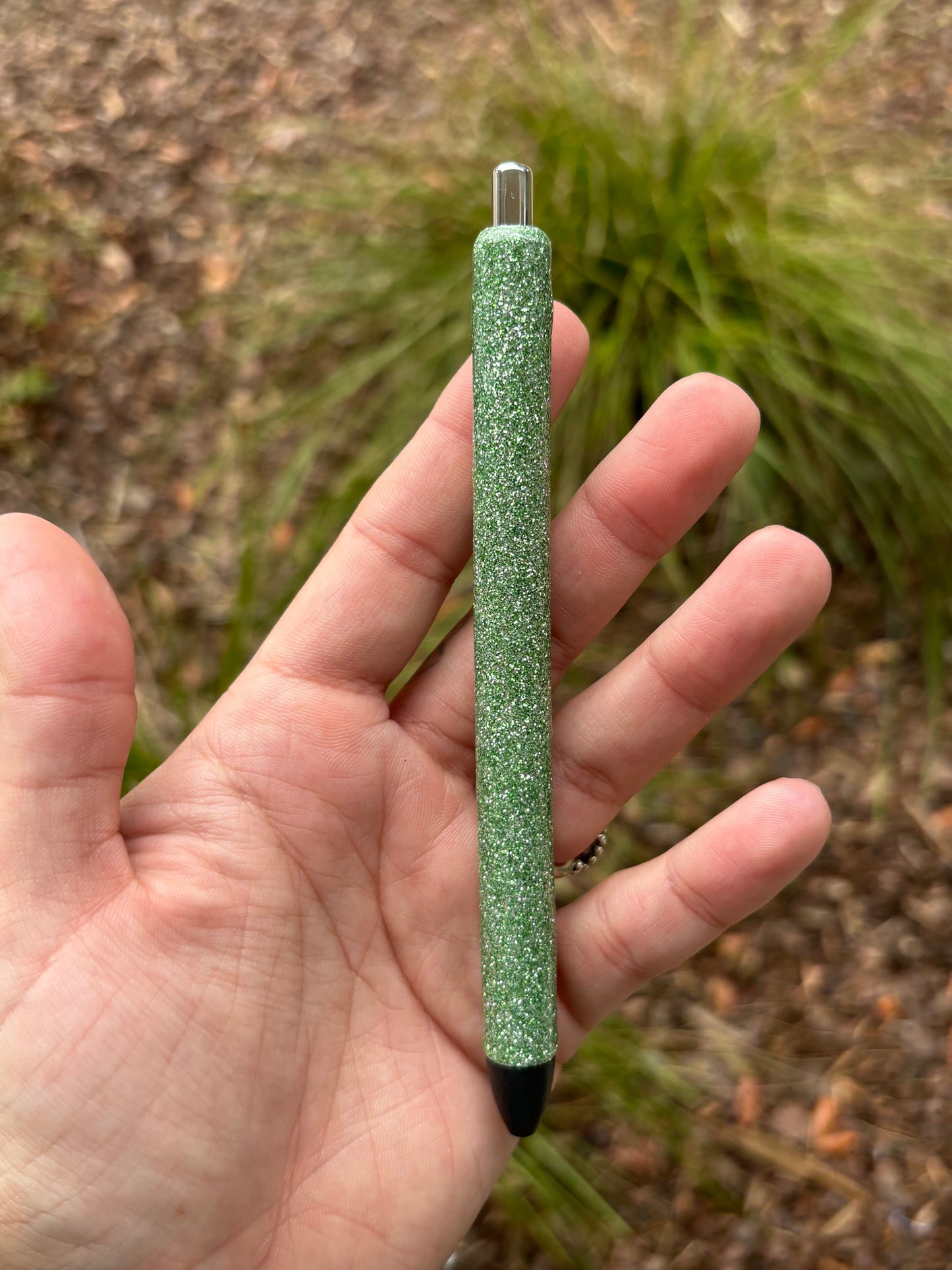 Sage Green glitter pen