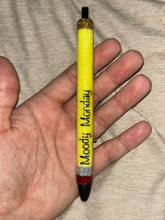 Yellow #2 Glitter Pen